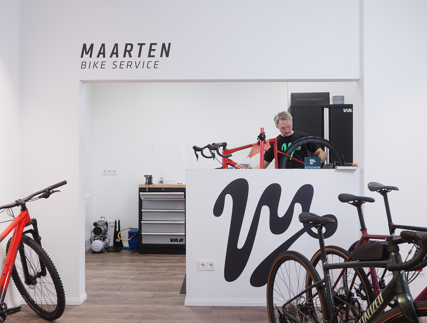 Maarten Bike Service - Werkstatt